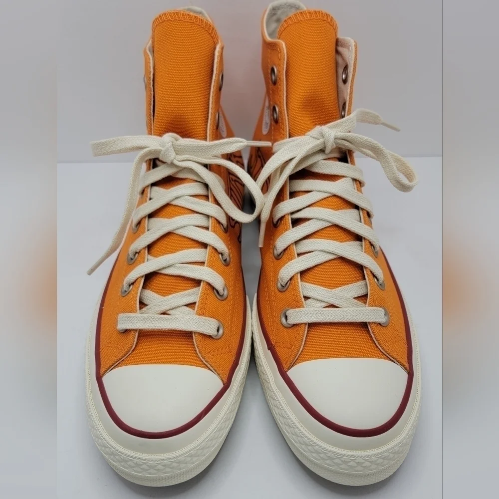 Converse × Come Tees Chuck 70s Star Path orange hi-top sneakers | WMS 9 - Picture 7 of 17